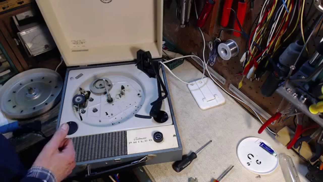 Philco Automatic Record Player Video #1 - Checkout and Fixup