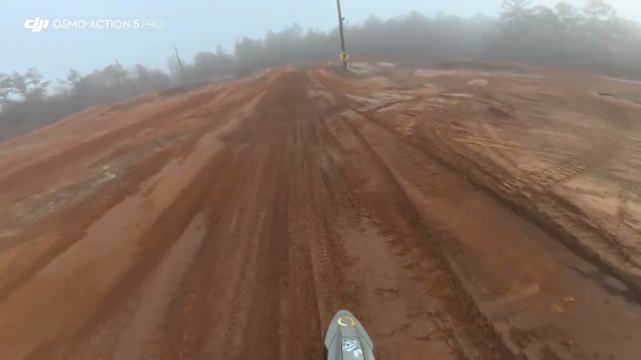 Foggy Morning at North Florida Motocross on a Stark Varg