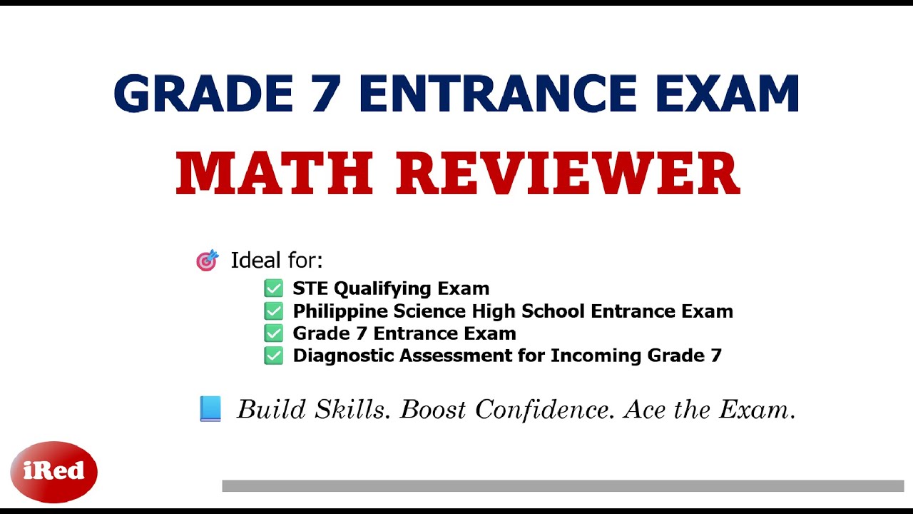 MATH REVIEWER: Science High School Entrance Exam