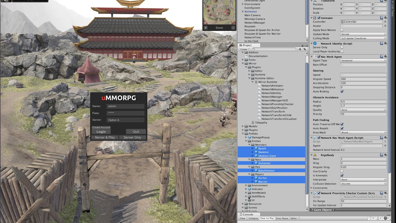 Manually upgrading uMMORPG V1.130 to V1.131 (Mirror)