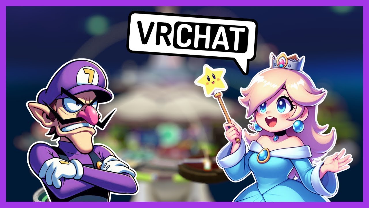 Waluigi Meets Rosalina! (VR Chat)