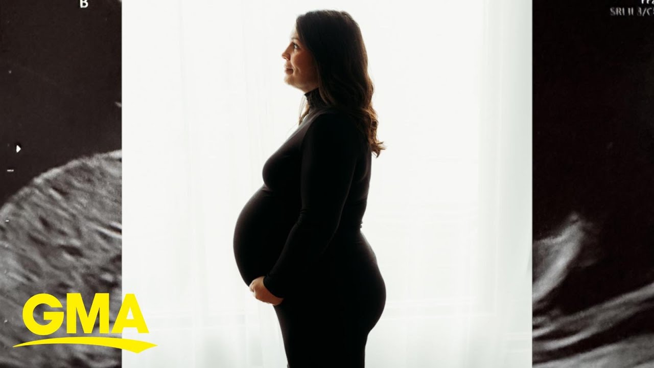 Woman pregnant with 2 babies who are not twins