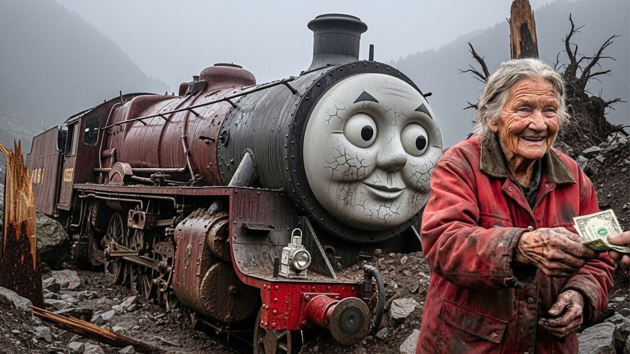 Car Restoration ASMR: Full Restoration of Cursed Thomas Train in Landslide Into Modern Mobile Home