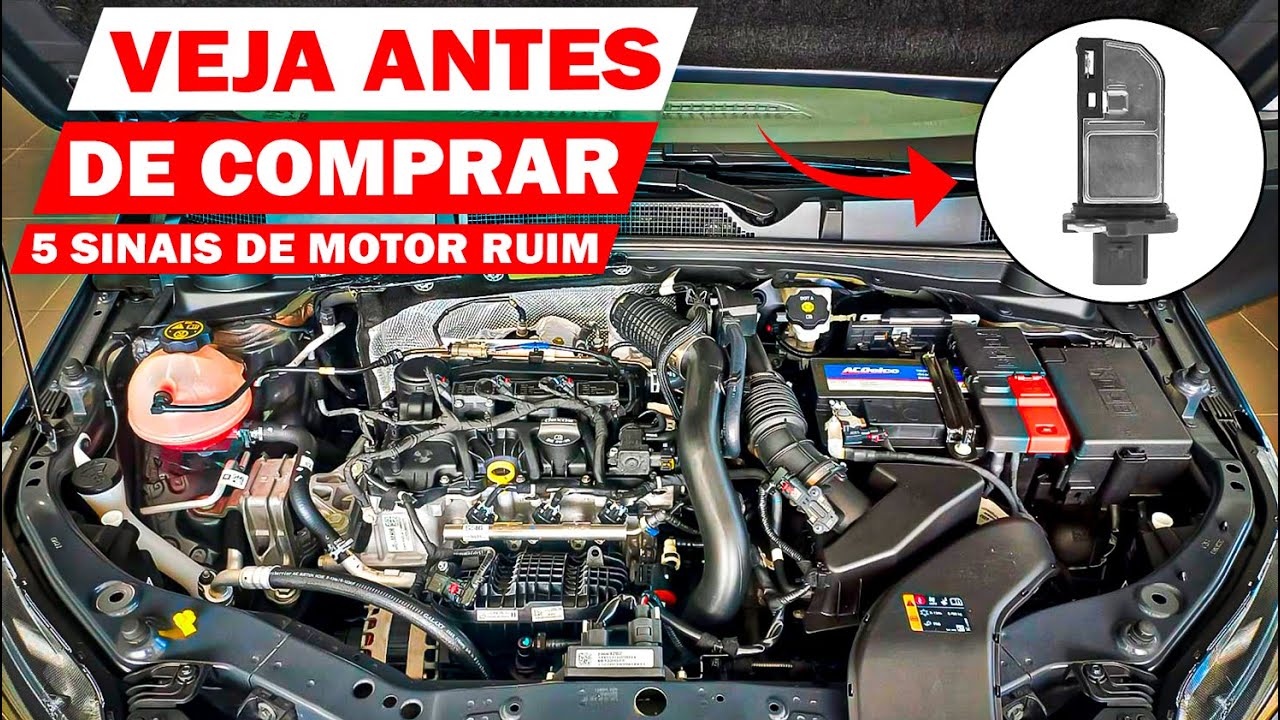 O QUE AVALIAR ANTES DE COMPRAR CARRO USADO! Como saber se o MOTOR esta com PROBLEMA Ruim Mexido