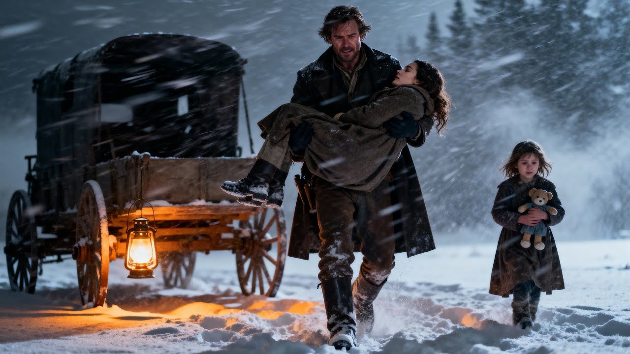 She Slept Beside Her Wagon in the Storm — Single Father Said, “You’ll Never Sleep Alone Again”