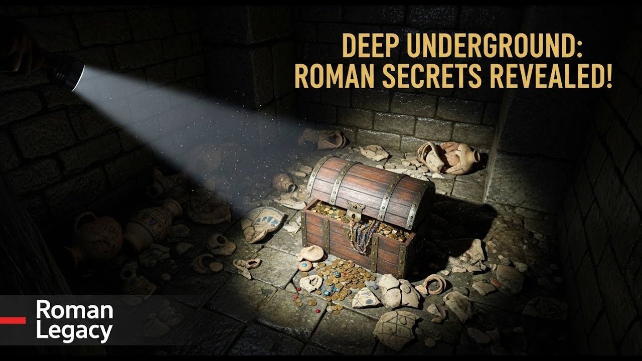 What I Found in the Dark! Ancient Roman Treasure Buried Deep Underground