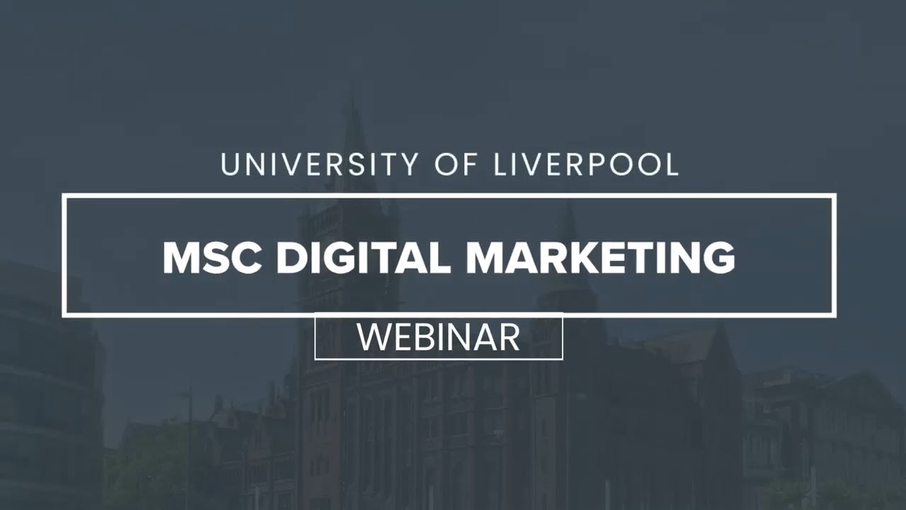 Online Digital Marketing Programme Webinar