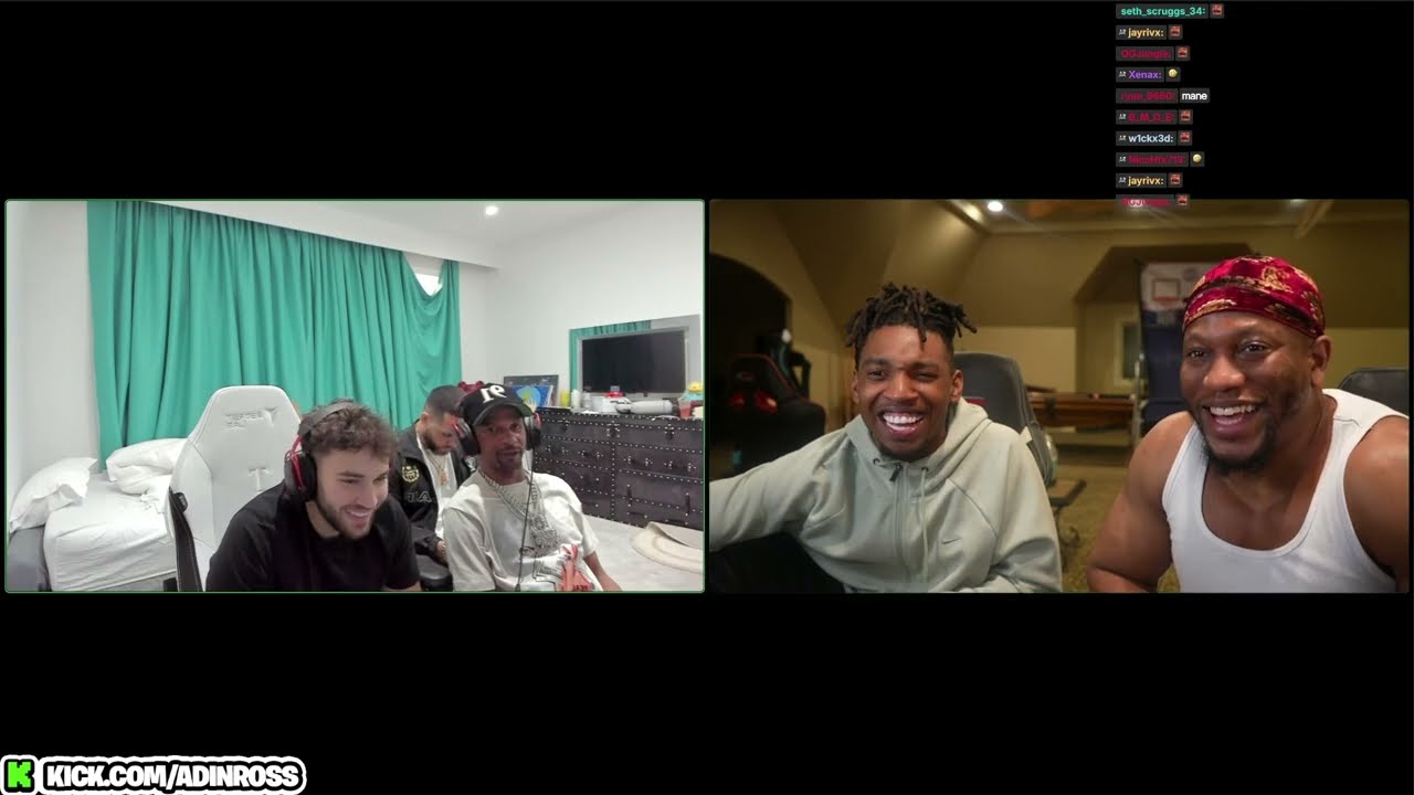 Adin Ross & Charleston White Call Zias & BLou😂 (FUNNY)