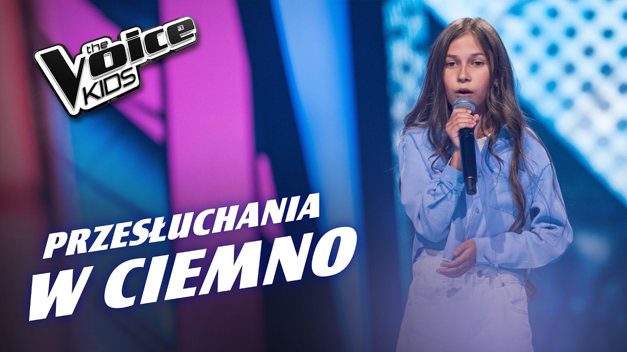 Julia Kosim - &bdquo;Kolorowy wiatr&rdquo; - Przesłuchania w ciemno | The Voice Kids Poland 9