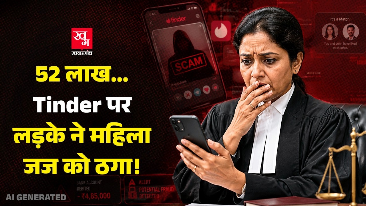 महिला जज से Tinder पर 52 लाख रुपये का फ्रॉड! Tinder dating scam | 52 Lakh Fraud