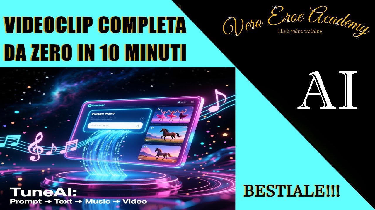 Come creare un videoclip musicale gratis in 10 minuti!