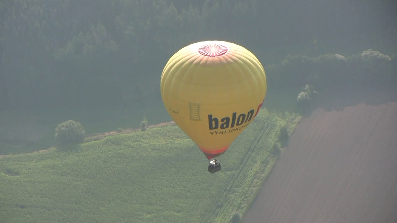 Let balónem nad Telčí