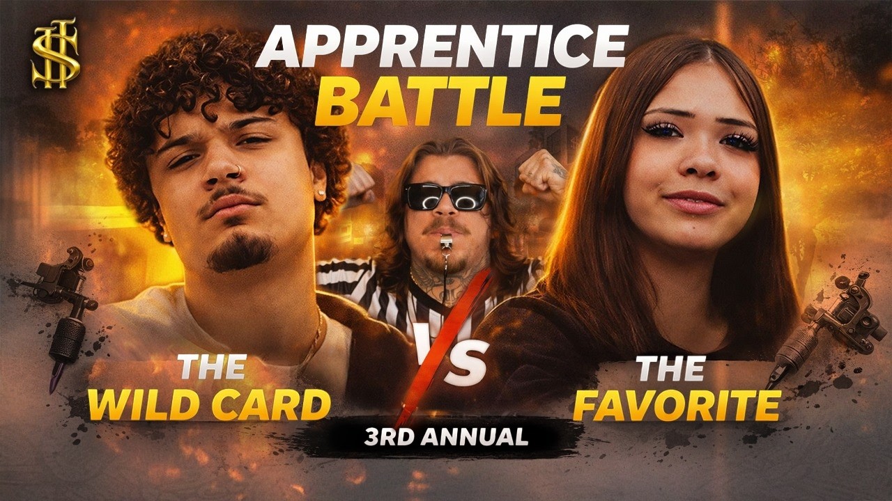 Tattoo Apprentice Battle: Same Design, Free Tattoos (Only One Wins)