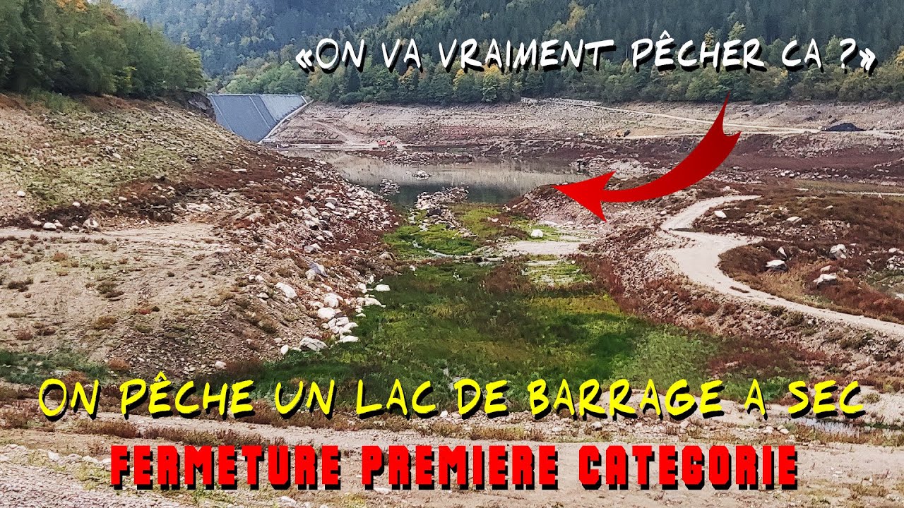 FERMETURE AU LAC DE KRUTH - ON P&Ecirc;CHE UN LAC A SEC, RECORD CHEVESNE #ALMAJIGS