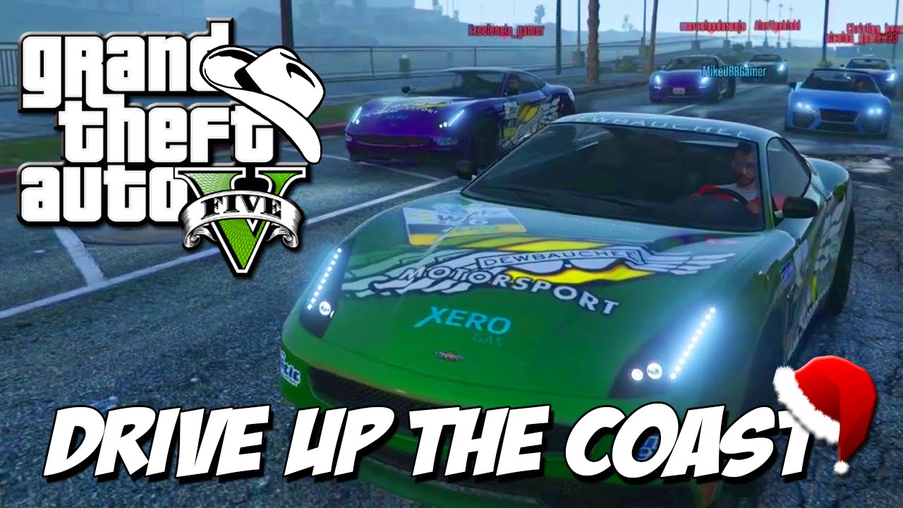 GTA 5 Online (PS4) - Corrida das TRETAS: Drive up the coast