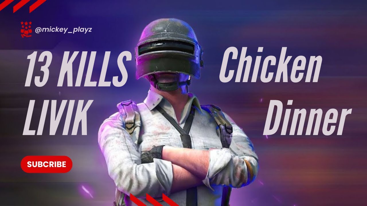 Livik Domination! 13 Kills Aggressive Push Gameplay | BGMI Full Match