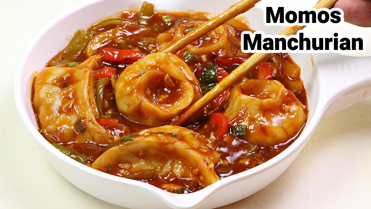 MOMOs Manchurian | वेज मोमो मंचूरियन | Veg Momos Recipe | Veg manuchurian Recipe | KabitasKitchen