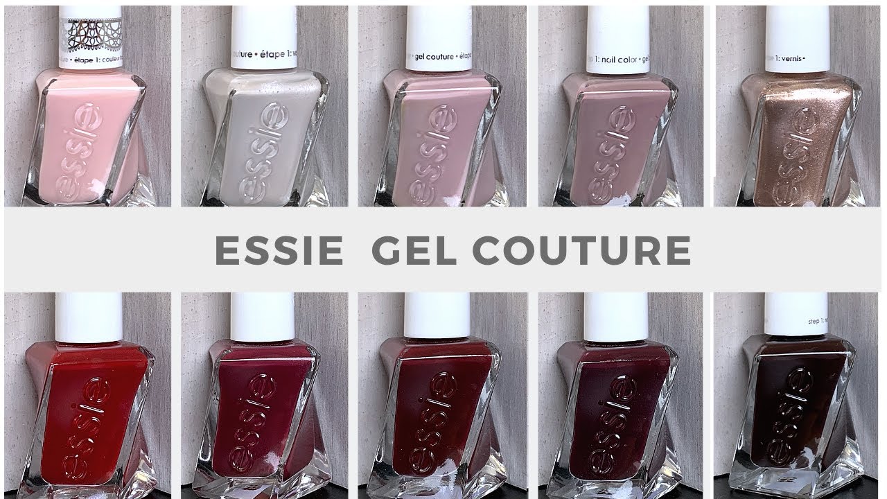 Essie Gel Couture | Timeless Classics [LIVE SWATCH ON REAL NAILS]