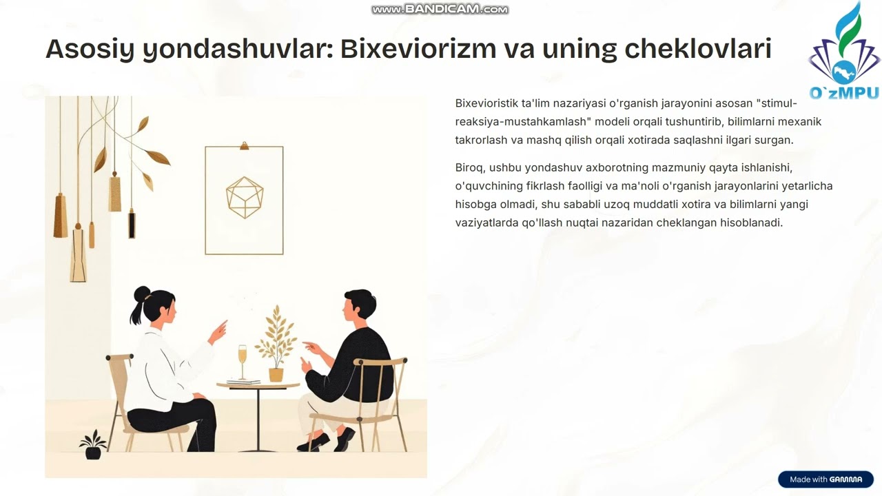 Ta'lim nazariyalarining bola intellektini rivojlantirish amaliyotiga tatbiq qilish