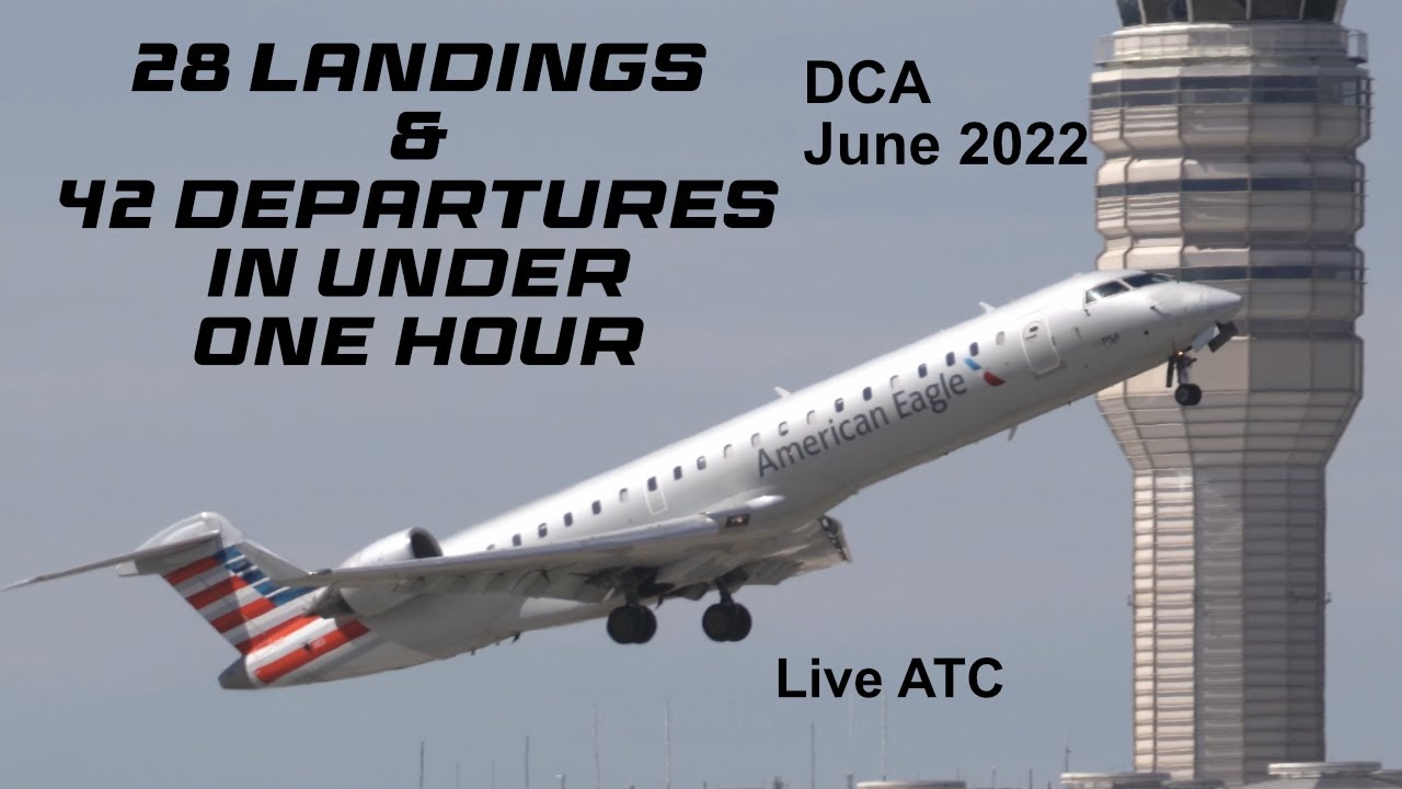 28 Landings & 42 Departures at DCA