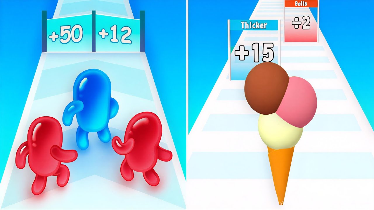 Ice Cream Rush vs Join Blob Clash 3D - Max Levels Unlocked Speedrun Gameplay