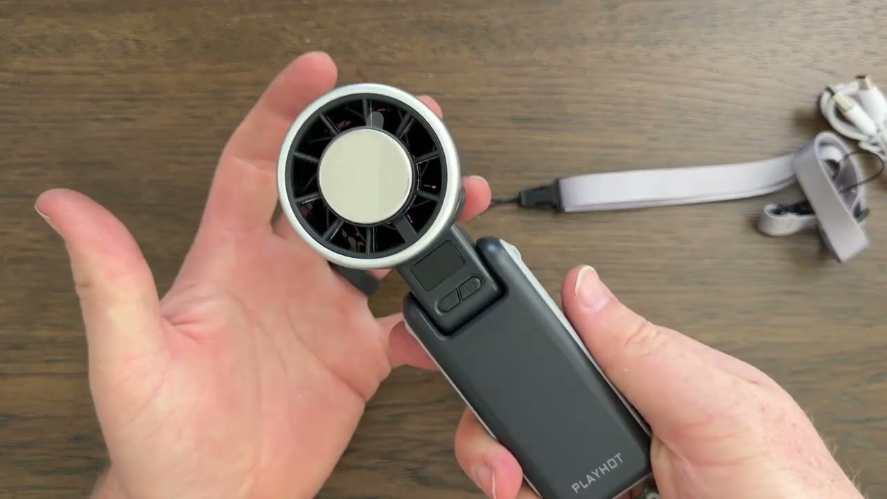 Handheld Turbo Fan with Ice Cooling - Full Feature Breakdown