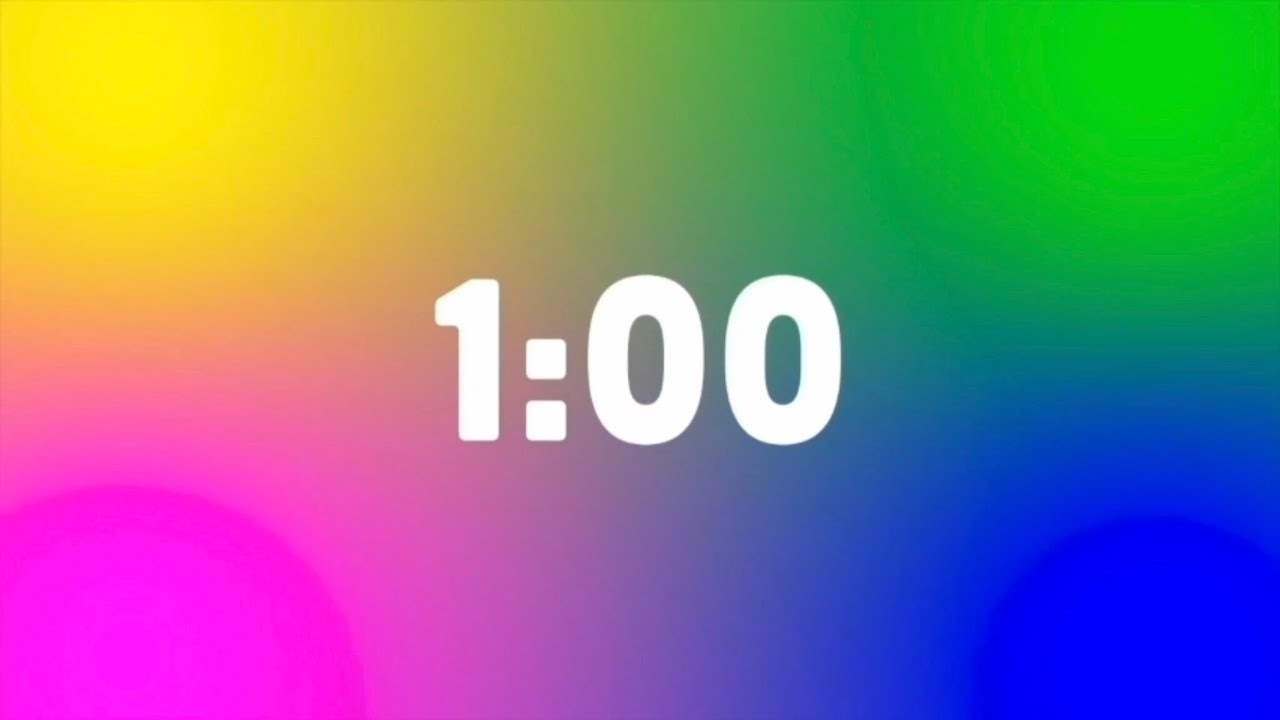 1 Minute timer (Đồng hồ đếm ngược 1 ph&uacute;t)