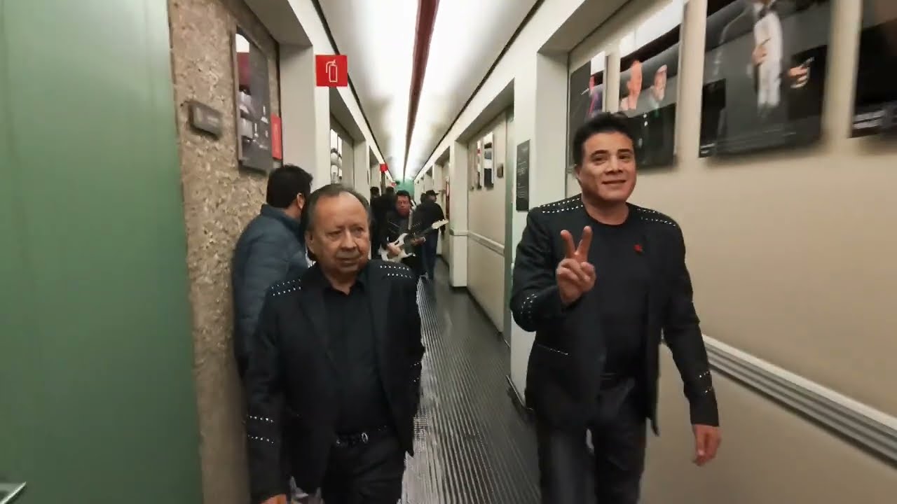 Detrás de cámaras Grupo Liberación en el Auditorio Nacional