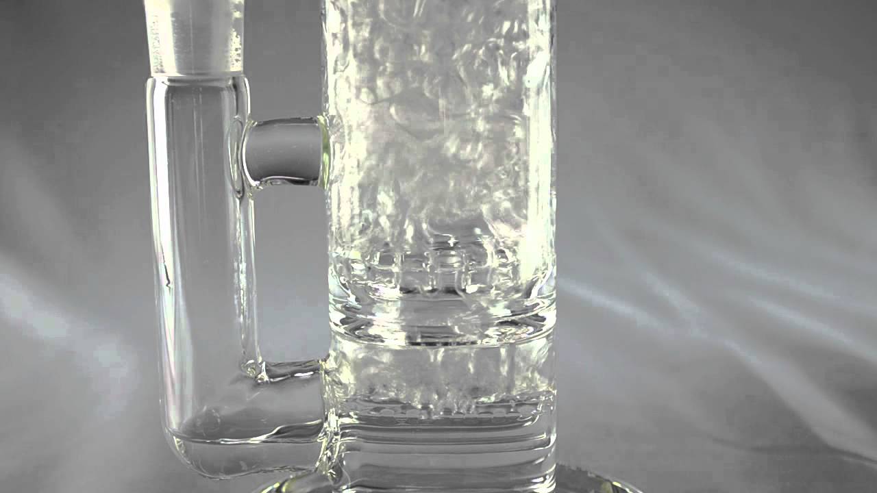 Olympic Glassworks - Straight Tube Horizon Helix 60mm - 18mm Female - TheDabLab.com