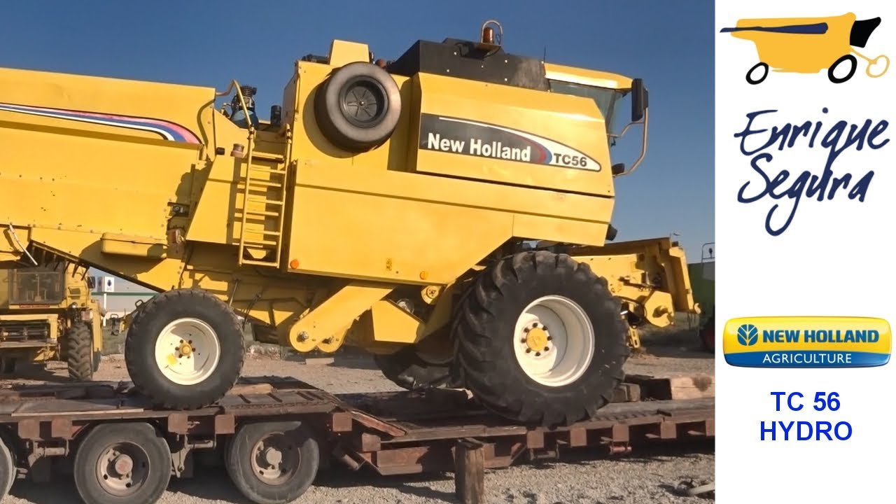 Carga Cosechadora New Holland TC 56 HYDRO vendida en Teruel