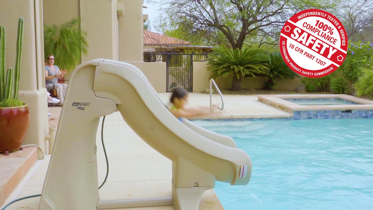 Introducing S.R. Smith's SlideAway Removable Pool Slide - Available at Pool Supplies Canada.ca