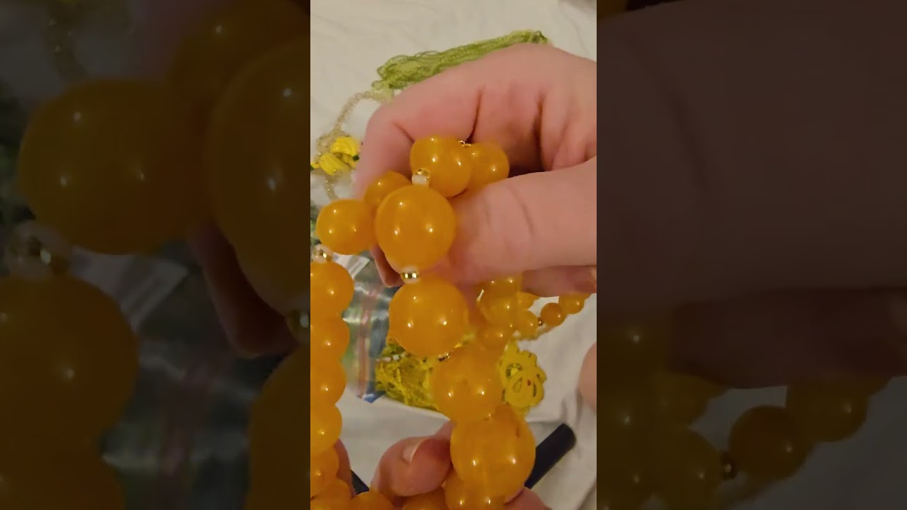 Vintage Grandma's beaded jewelry Goodwill unboxing