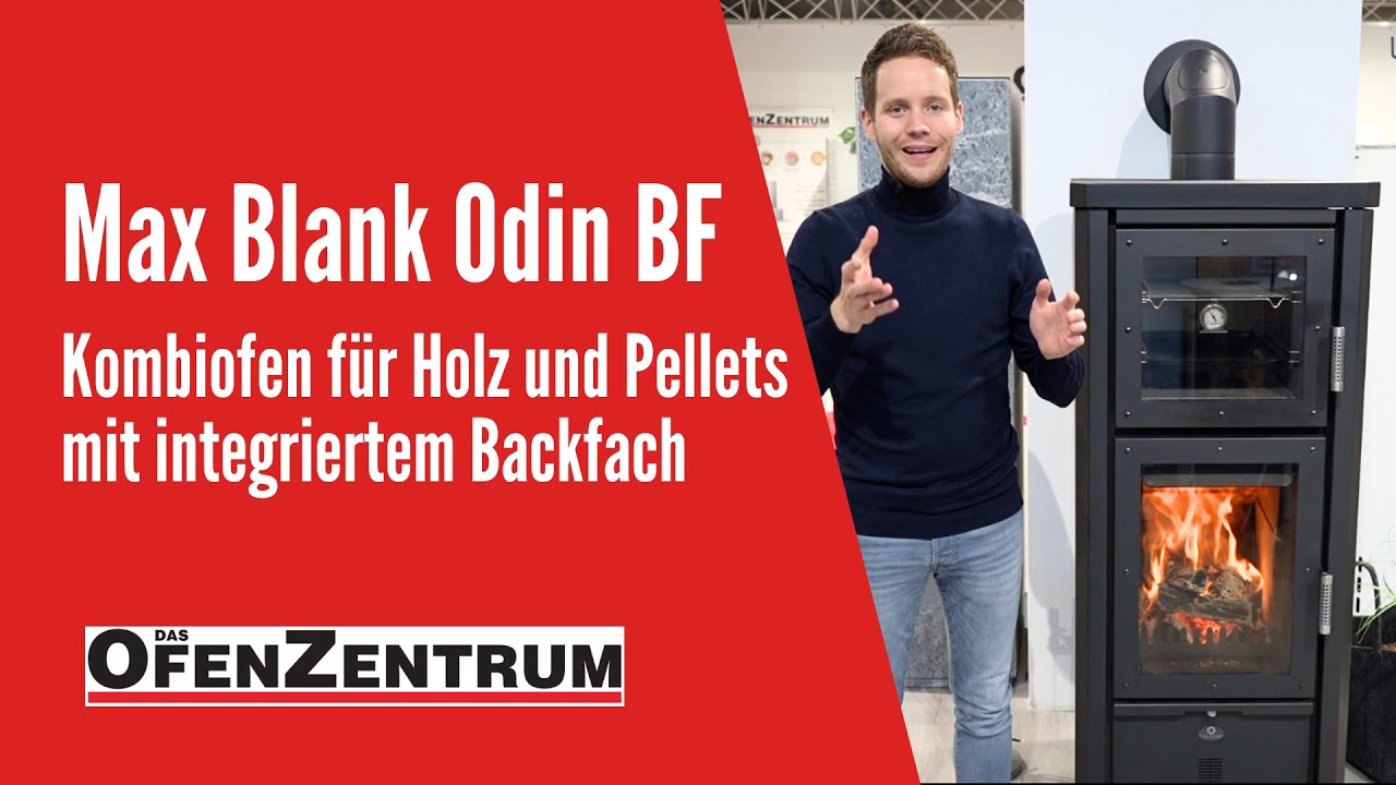 Max Blank Odin BF - Kombiofen für Holz und Pellets mit integriertem Backfach - DAS OFENZENTRUM