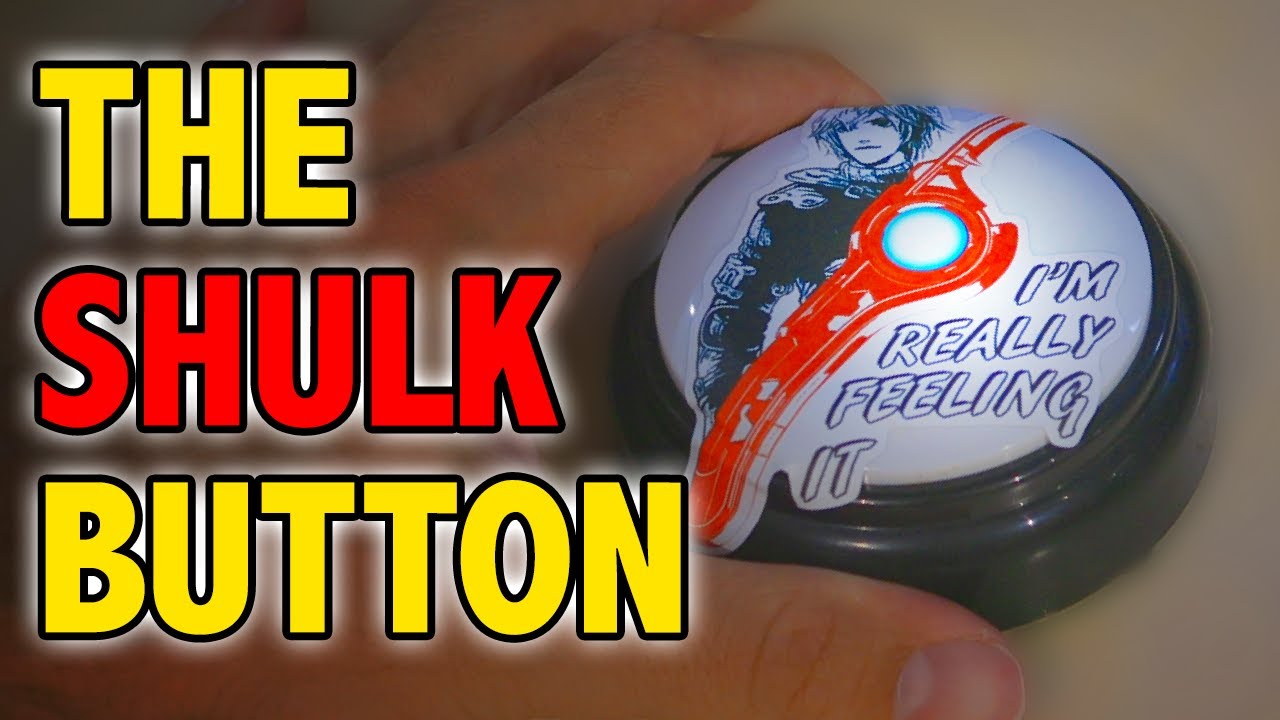I made a custom Shulk button - NOW I'M REALLY FEELING IT