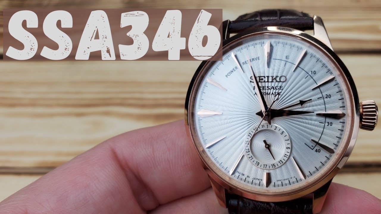 Seiko Cocktail Power Reserve  I  A Quick Look at the SSA346
