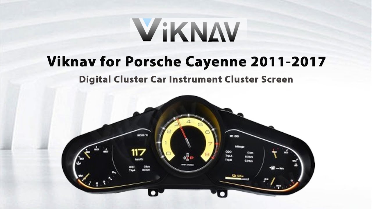 Viknav for Porsche Cayenne 2011-2017-Display : Digital Cluster Car Instrument Cluster Screen
