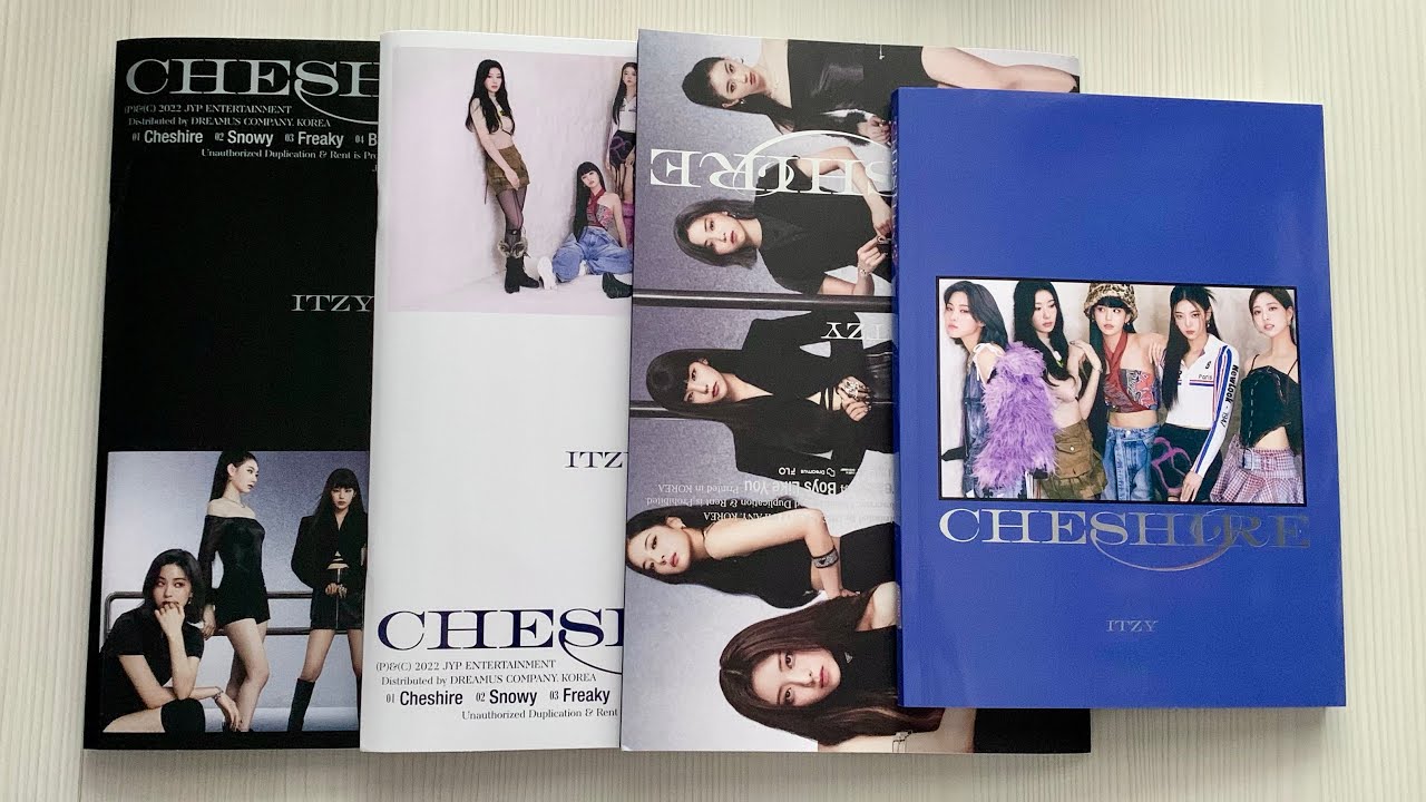 Распаковка альбома ITZY / Unboxing album ITZY CHESHIRE (STANDARD A, B, C ver. & LIMITED EDITION)