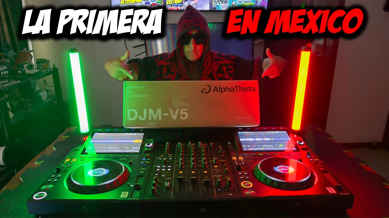 DJM-V5 AlphaTheta ((unboxing y revisado))
