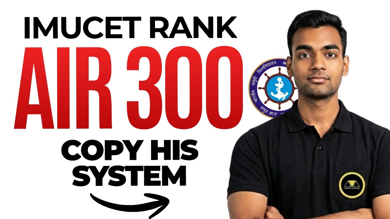 IMUCET Strategy To Get Less Than 500 Rank! Full Strategy Step By Step | Budding Mariners