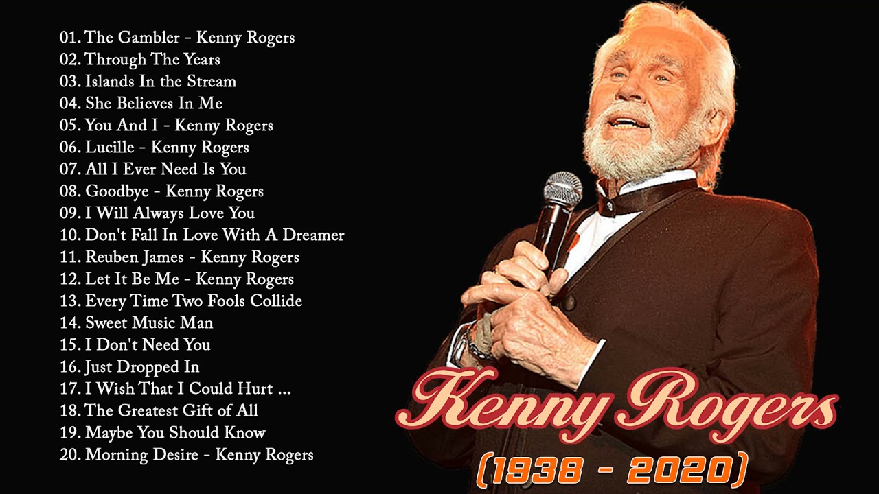 Best Country Songs of Kenny Rogers Playlist - Top 100 Classic Country Songs of All Times