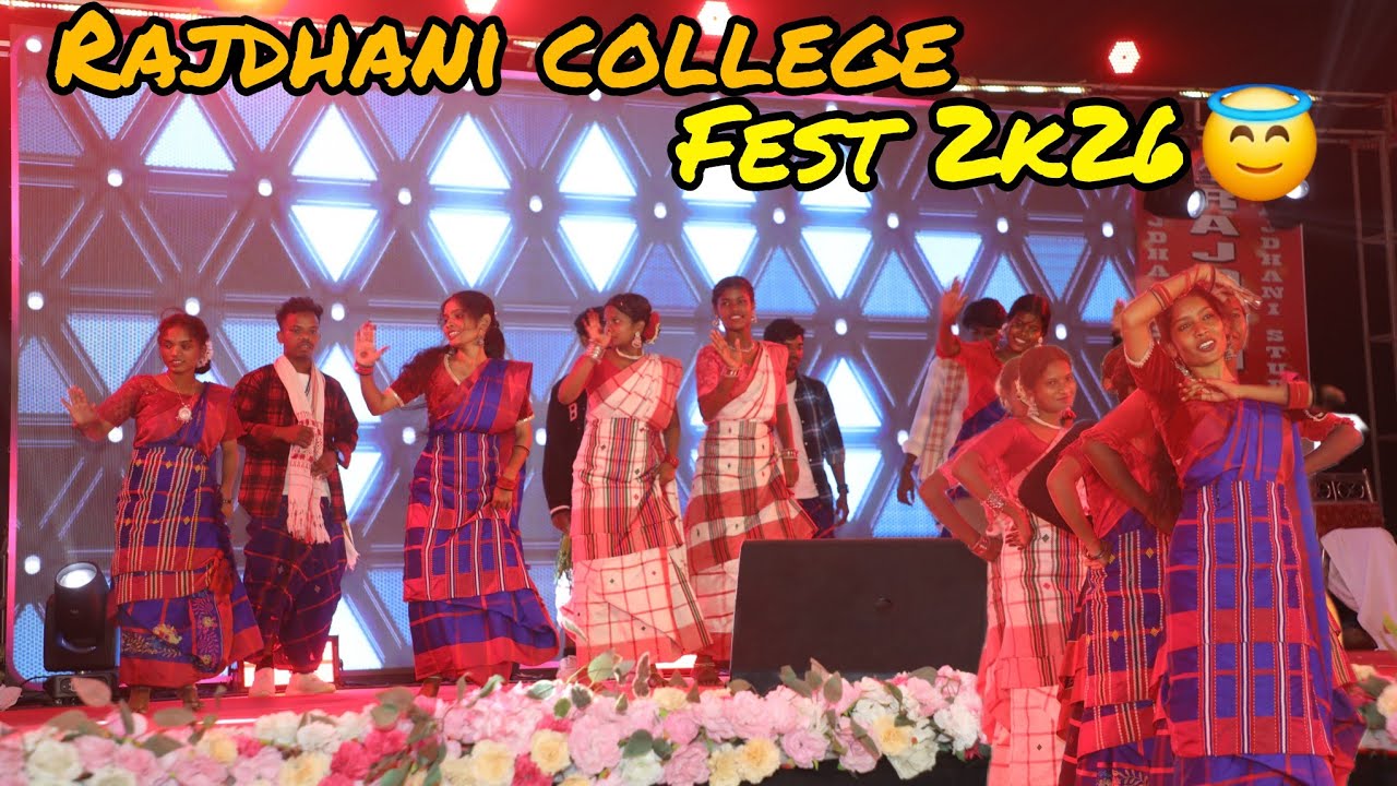 Rajdhani college fest 2k26 /napai disom/santali dance/santali song/minati  #youtubevideos #dance 
