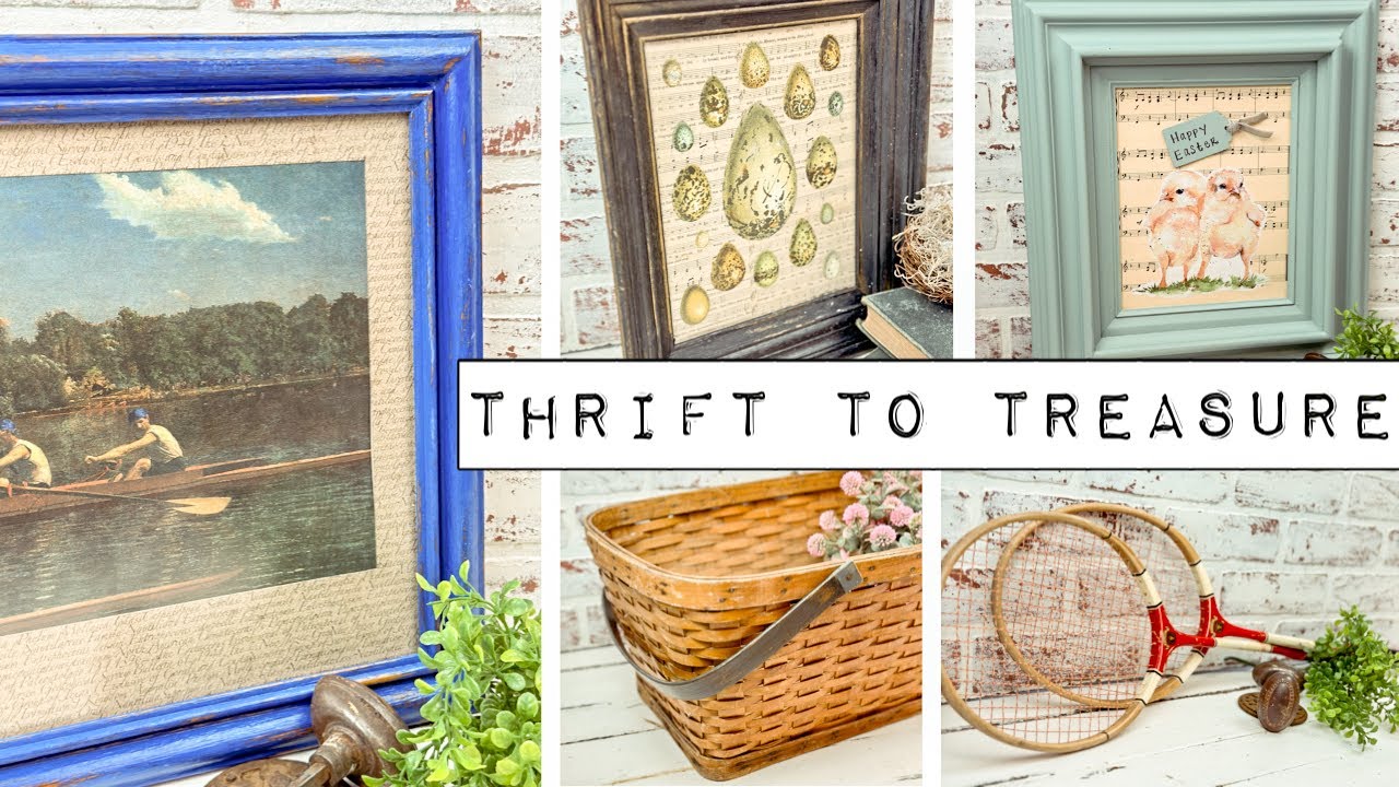 Thrift to Treasure - Upcycled Thrift Store Finds - Goodwill Bins - Rescued & Upcycled