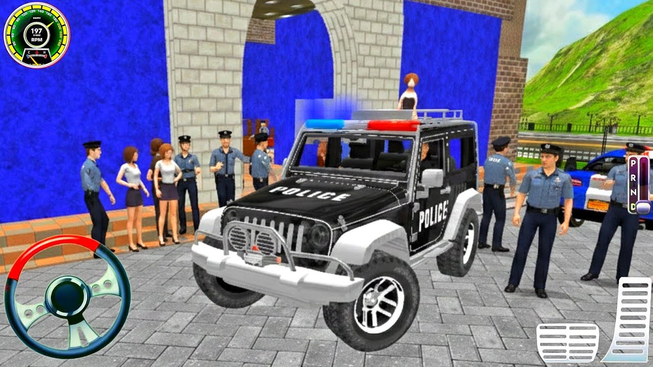 Симулятор погони на полицейских машинах: 3D-игра, реалистичное вождение полицейских автомобилей 2...