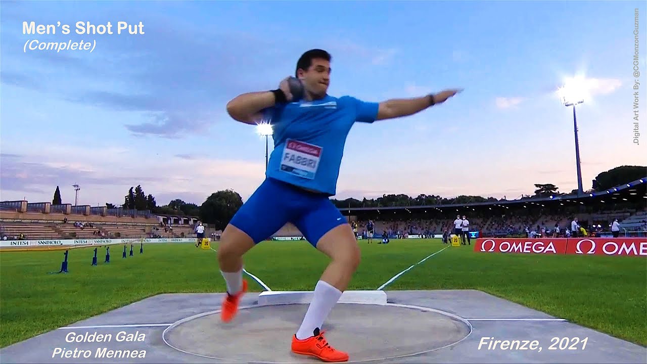 Men's Shot Put.  Golden Gala Pietro Mennea.  Firenze, Italia.  (10/6/2021).