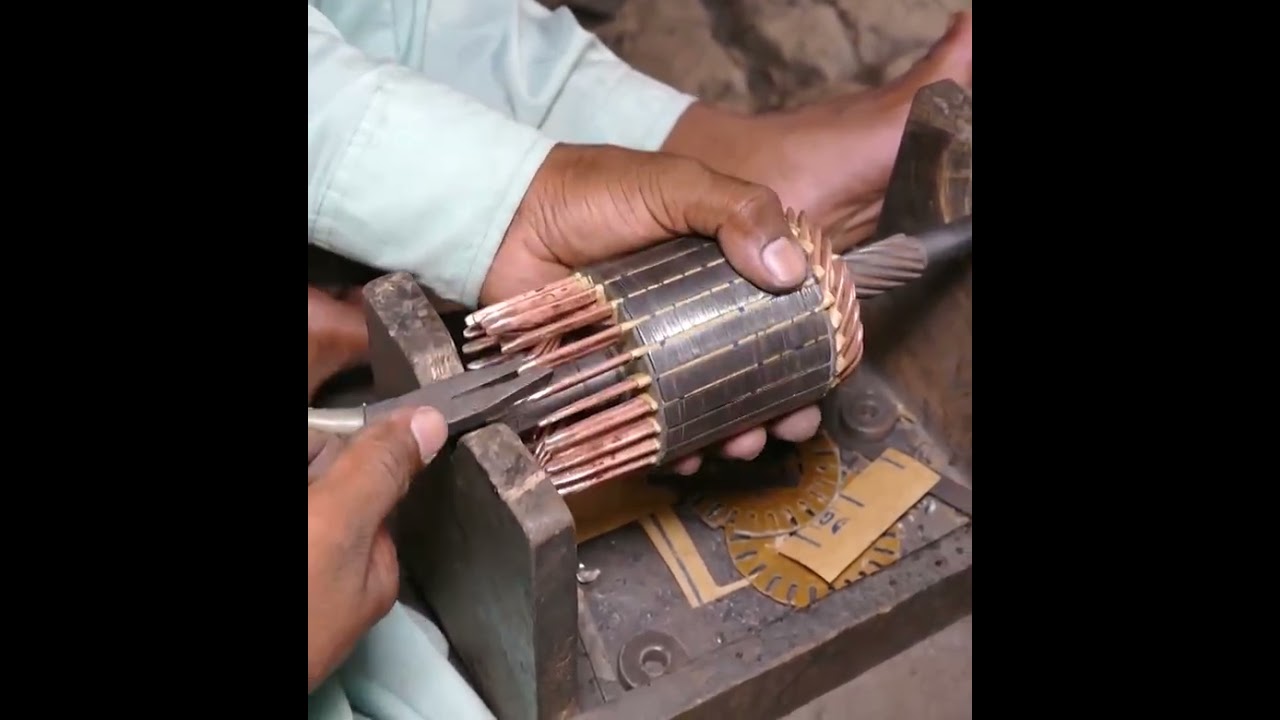 Rewinding Technique of Truck Starter Motor Armature