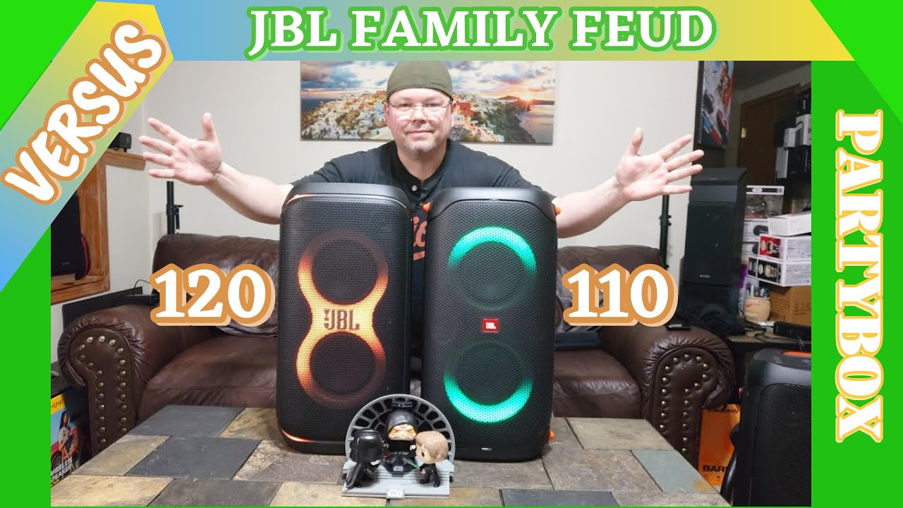 JBL Partybox Club 120 против 110 🥳 Семейная ссора! 🔋Bluetooth-колонки на батарейках для вечеринок...