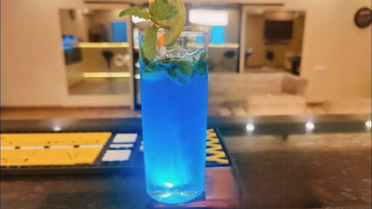 Blue Curacao Recipe | Mixer for Mocktails, Drinks, Juices, Beverages | Non Alcoholic Drink