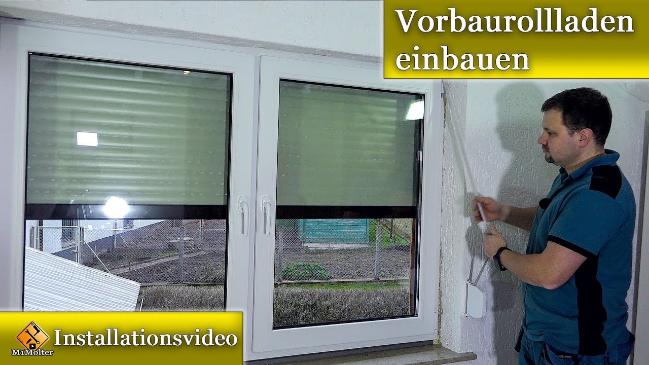 Vorbaurollladen einbauen / Rollladen einbauen - Montageanleitung