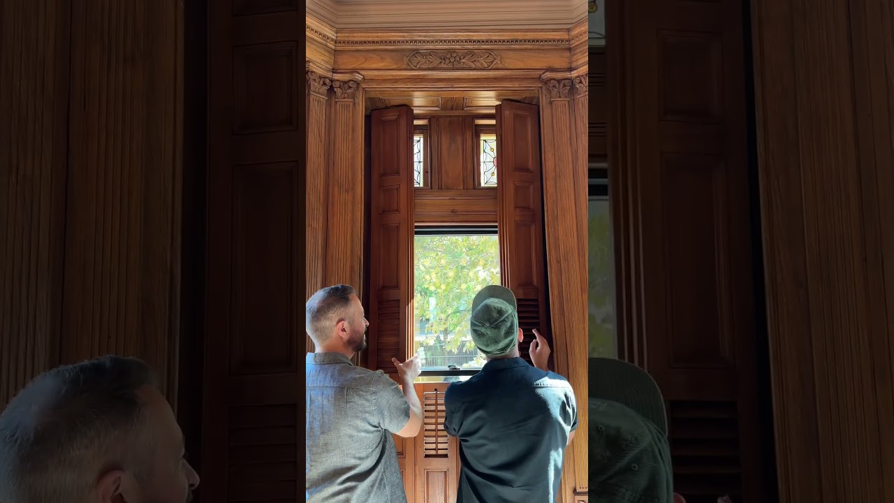 in awe of these original restored shutters #window #old #restoration #inspo #design