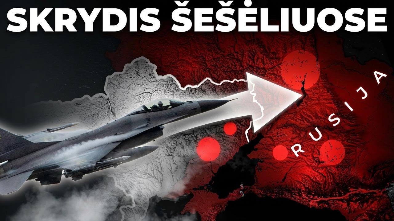 Slaptieji JAV ir Nyderlandų F-16 „dangaus meistrai“ šokiruoja Ukraina savo veiksmais
